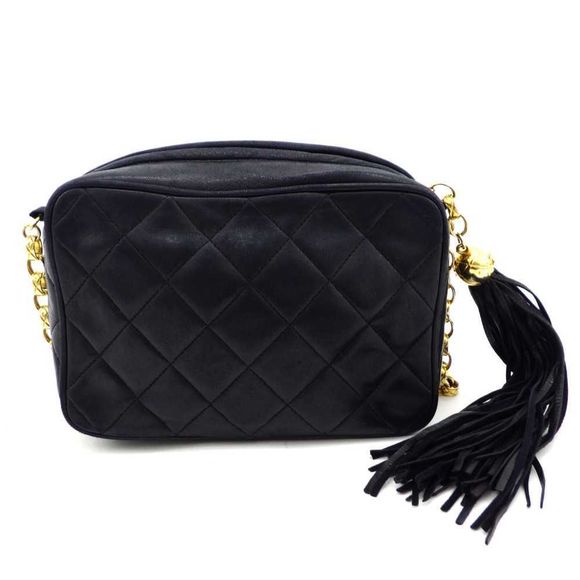 Chanel Matelasse Chain Shoulder Lambskin Black - Picture 2 of 8
